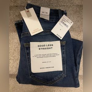 NWT Good American Good Legs Straight 00/24